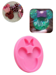 Epoksi Minnie Mouse Anahtarlık Kalıbı