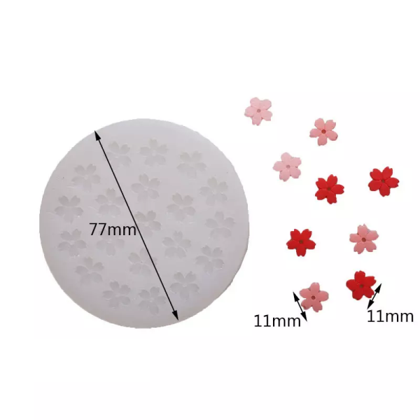Epoksi Sakura Çiçeği Kalıbı