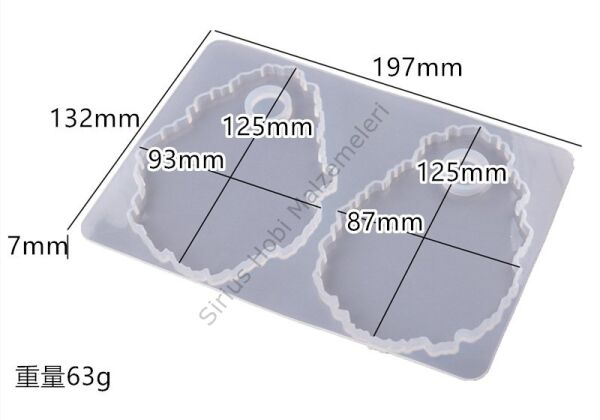 Epoksi Makyaj Altlığı Kalıbı