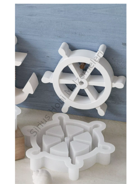 Epoksi Reçine Alçı Çapa Dümen Silikon Kalıbı