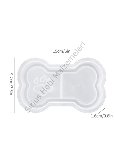 Epoksi Reçine Alçı Takı Pati Yemek Kabı Silikon Kalıbı