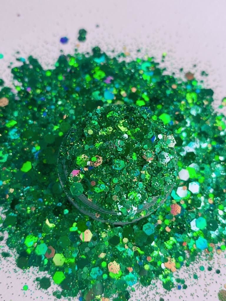 Epoksi Chunky Glitters Lime Green 4 Gram