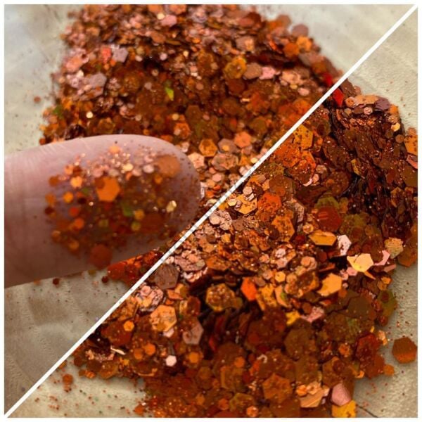 Epoksi Chunky Glitters Parazite 4 Gram