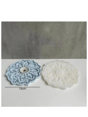 Epoksi Mum Beton Alçı Mandala Mumluk Kalıbı