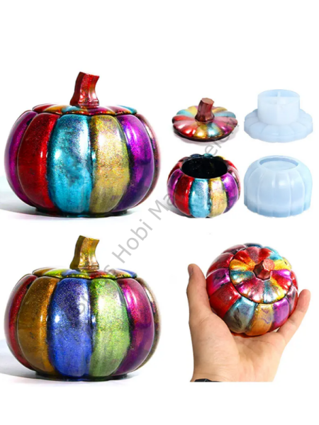 Epoksi Reçine Alçı Balkabağı Silikon Kalıbı