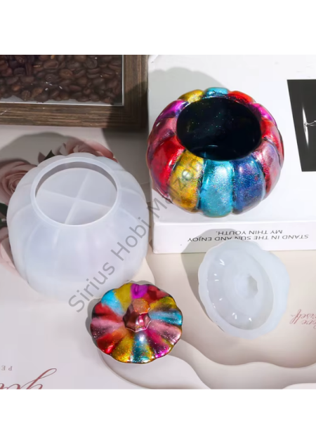 Epoksi Reçine Alçı Balkabağı Silikon Kalıbı