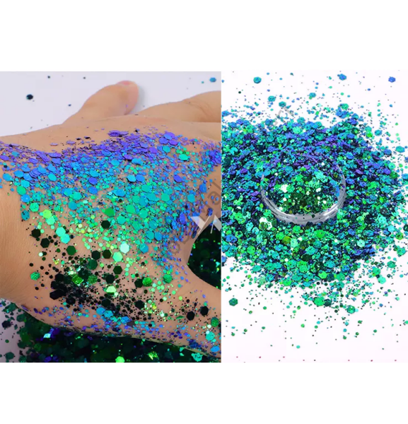 Epoksi Chunky Glitters Chameleon DragonTears 4 gram