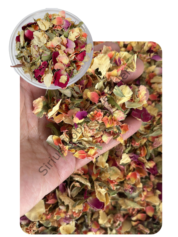 Epoksi Tasarımlarınız İçin  Gül ve Yaprakları 90cc kutulu