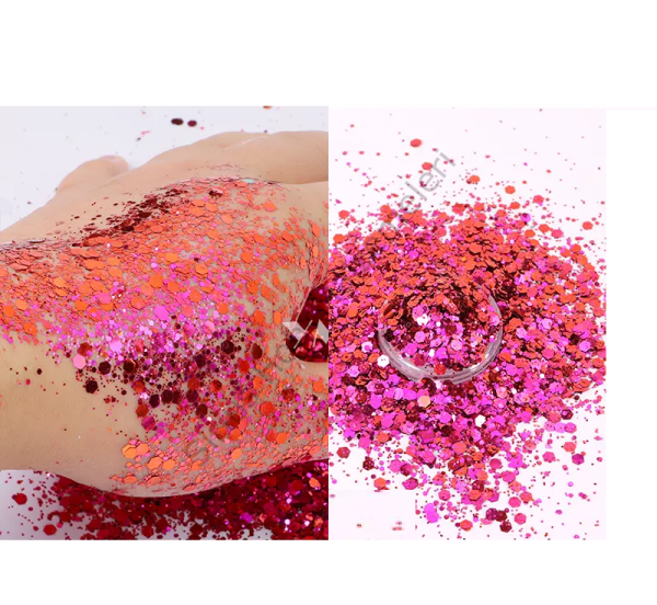 Epoksi Chunky Glitters Chameleon Mystic Tiger 4 Gram