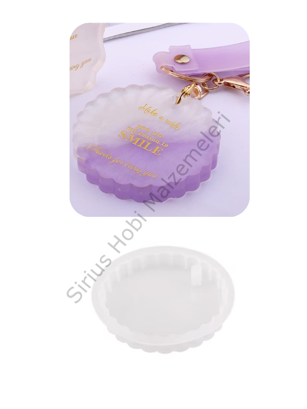 Epoksi Reçine 6.5 cm Magnet Silikon Kalıbı