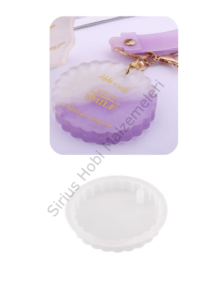 Epoksi Reçine 6.5 cm Magnet Silikon Kalıbı