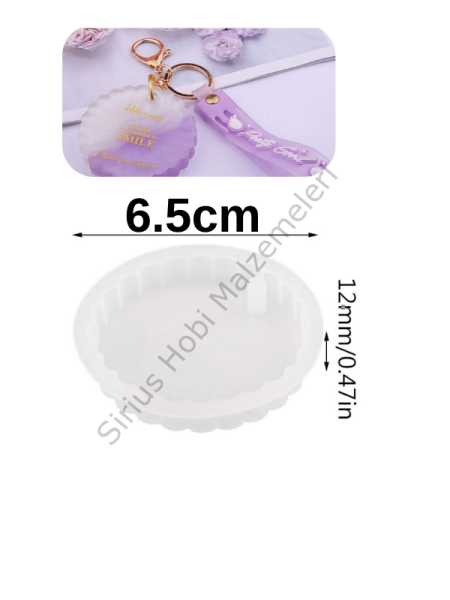 Epoksi Reçine 6.5 cm Magnet Silikon Kalıbı