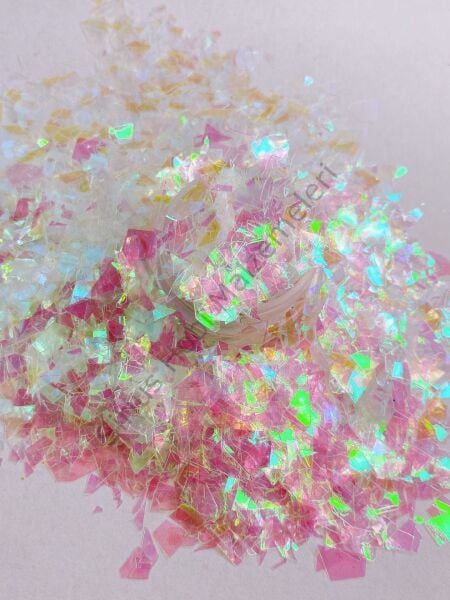 Epoksi Holographic Flakes Pink 2,5gr