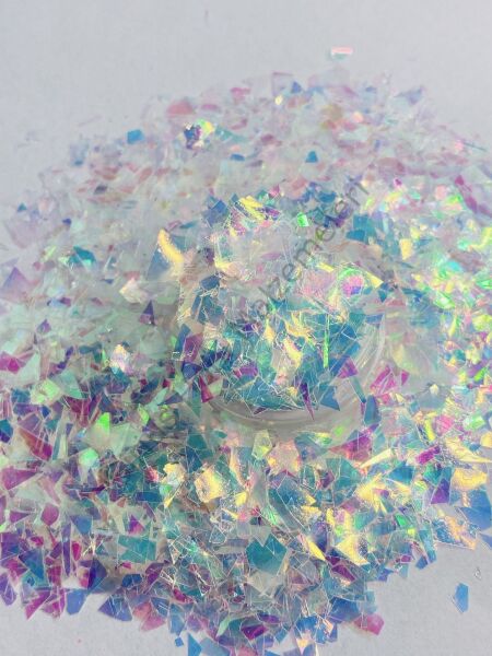 Epoksi Holographic Flakes Pink -Blue  2,5gr