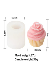 Mum Cupcake Kalıbı Gül
