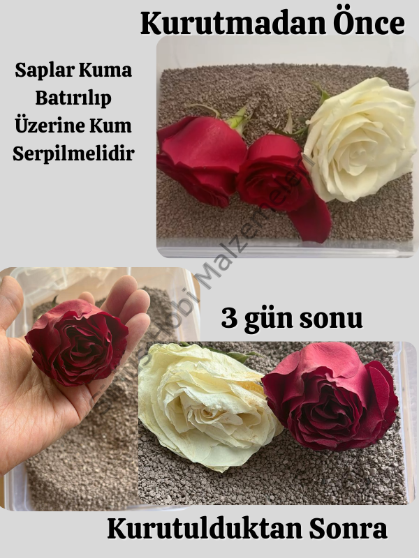 Epoksi Reçine Çiçek Kurutma Kumu 1 kg