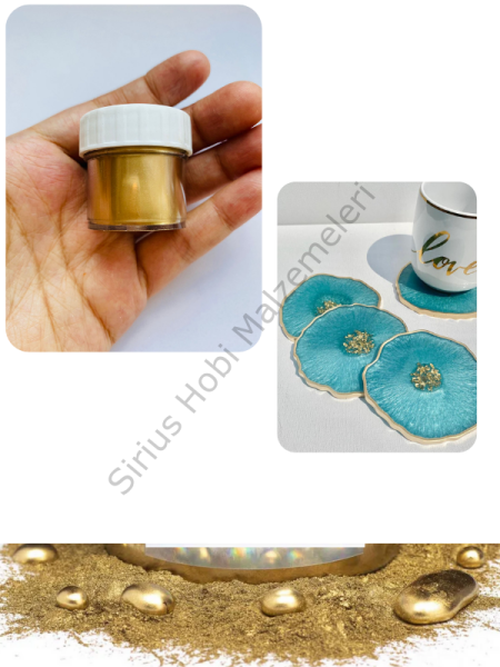 Epoksi Metalik Toz Boya (Metallic Powder Pigment) 10gr