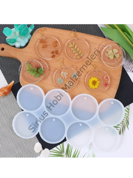 Epoksi  Çoklu Kolye Anahtarlık Magnet Silikon Kalıbı