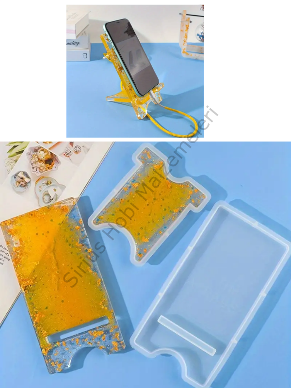 Epoksi Reçine Telefon Tutucu Silikon Kalıbı