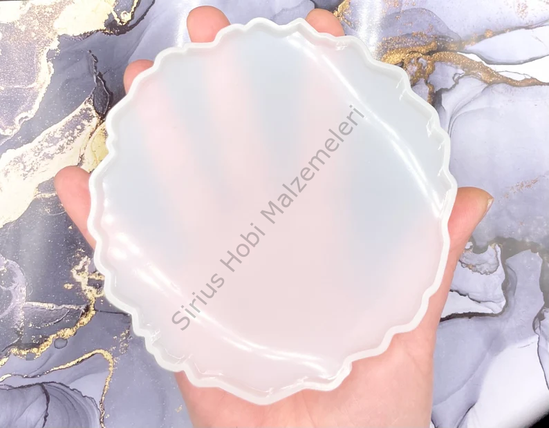 Epoksi 13 cm Bardak Altlığı Kalıbı