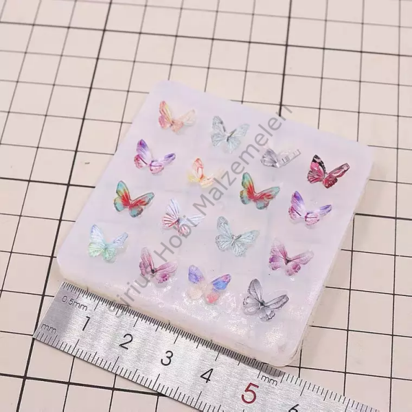 Epoksi Minik Kelebek Kalıbı