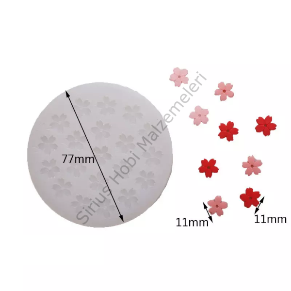 Epoksi Sakura Çiçeği Kalıbı
