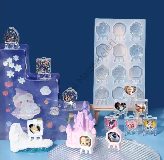 Epoksi Anahtarlık Küçük Fotoğraflık Kalıbı 3 lü- 2