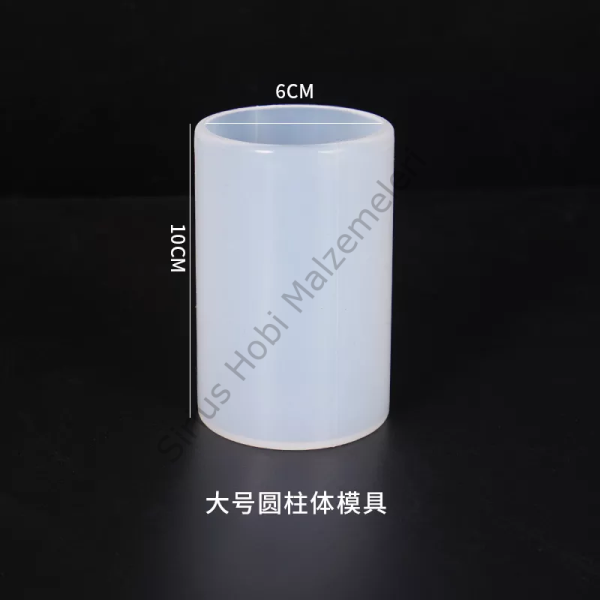 Epoksi Mum 10 cm Silindir Kalıp