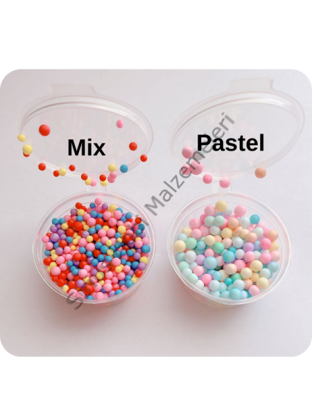 Renkli Strafor Süsleri 1 Kutu 25cc