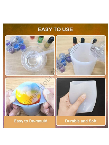 Epoksi Mum 10 cm Silindir Kalıp