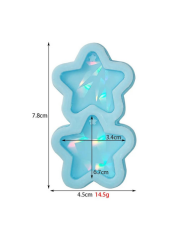 Epoksi Hologramlı Yıldız Kalıbı