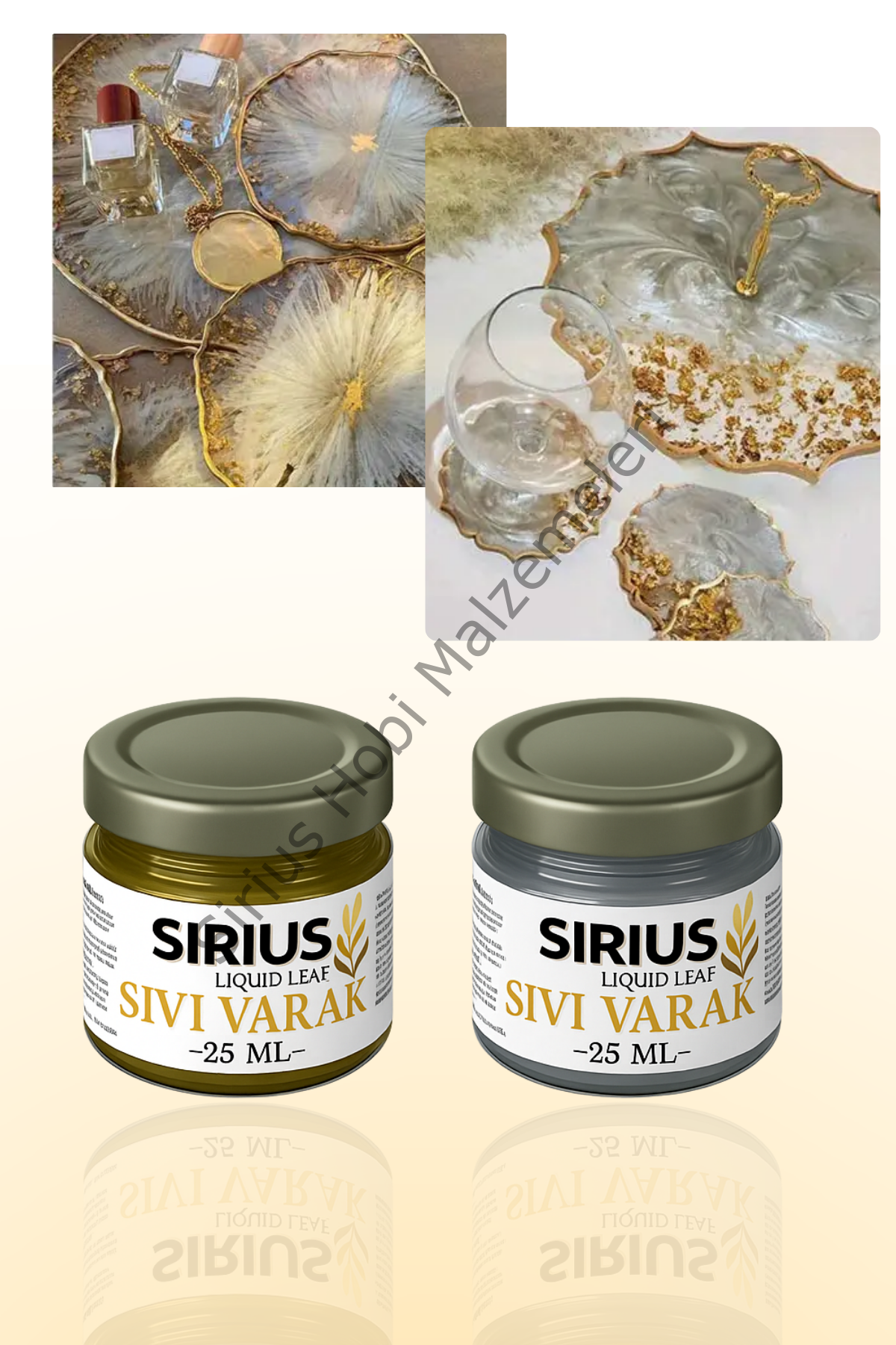 Epoksi Sıvı Kenar Varak Boyası 25 ml