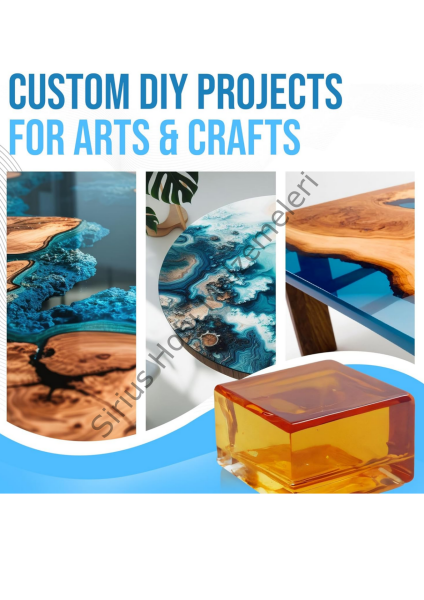 Craft Resin Kalın Döküm Epoksi Reçine – Masa ve Sehpa Yapımı İçin Şeffaf Reçine 7.5-30 kg