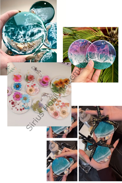 Epoksi Reçine Çoklu Magnet Anahtarlık Silikon Kalıpları