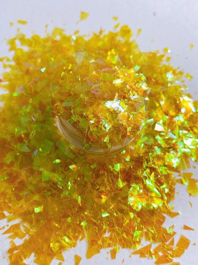 Resin Glitter Flakes Yellow 2,5gr