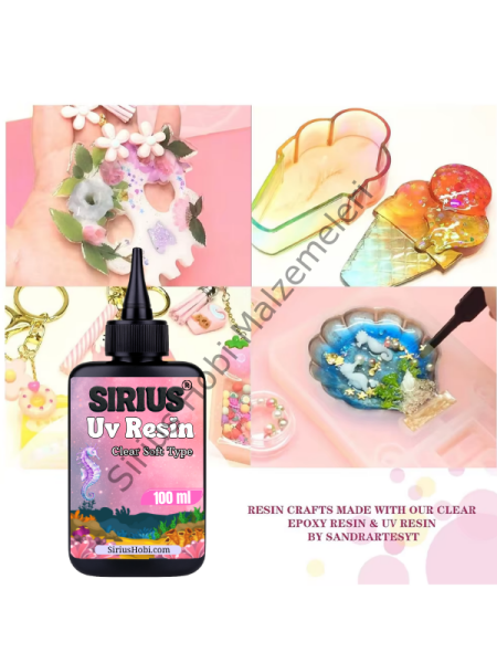 Sirius Soft Tip UV Reçine (Esnek yapı – Yarı elastik)-Hızlı Kürlenen 100ml