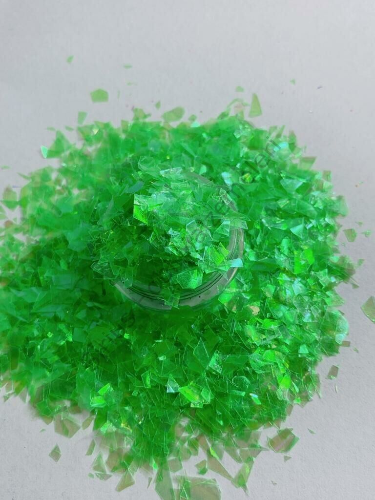 Resin Glitter Flakes Lime 2,5gr