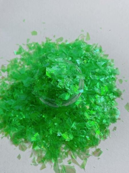 Resin Glitter Flakes Lime 2,5gr