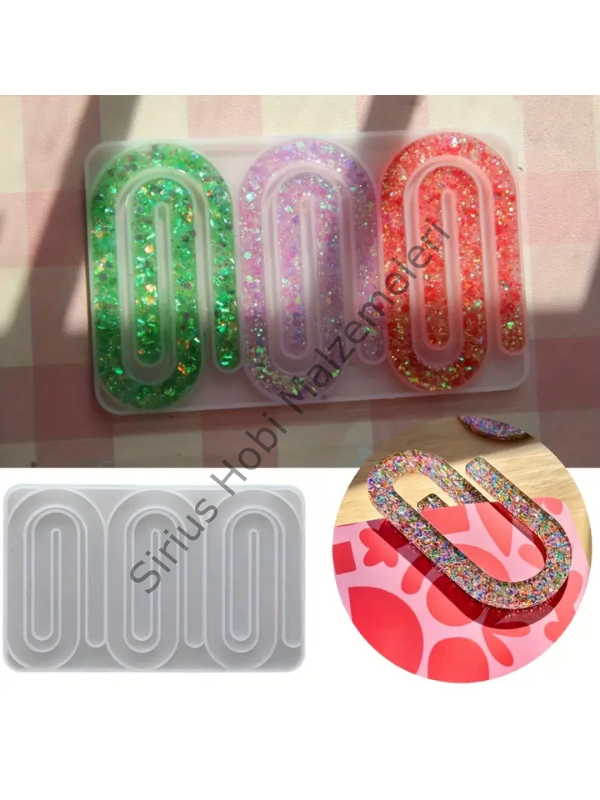 Epoksi Reçine  Ataç Kitap Ayracı Kalıbı