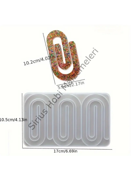 Epoksi Reçine  Ataç Kitap Ayracı Kalıbı