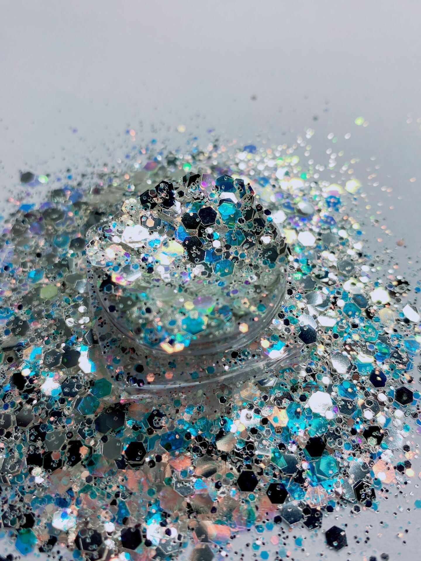 Limited -Chunky Glitter Blue Mirror 4 gr