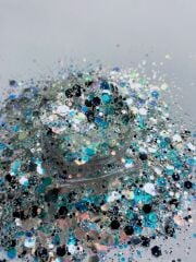 Limited -Chunky Glitter Blue Mirror 4 gr