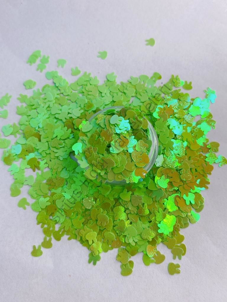 Holographic Rabbit (Tavşan) Green 4gr