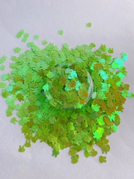 Holographic Rabbit (Tavşan) Green 4gr