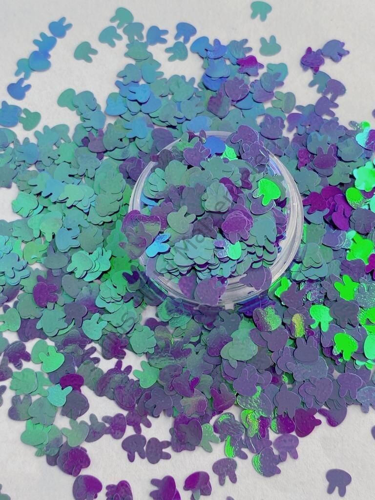 Holographic Rabbit (Tavşan) Purple  4gr