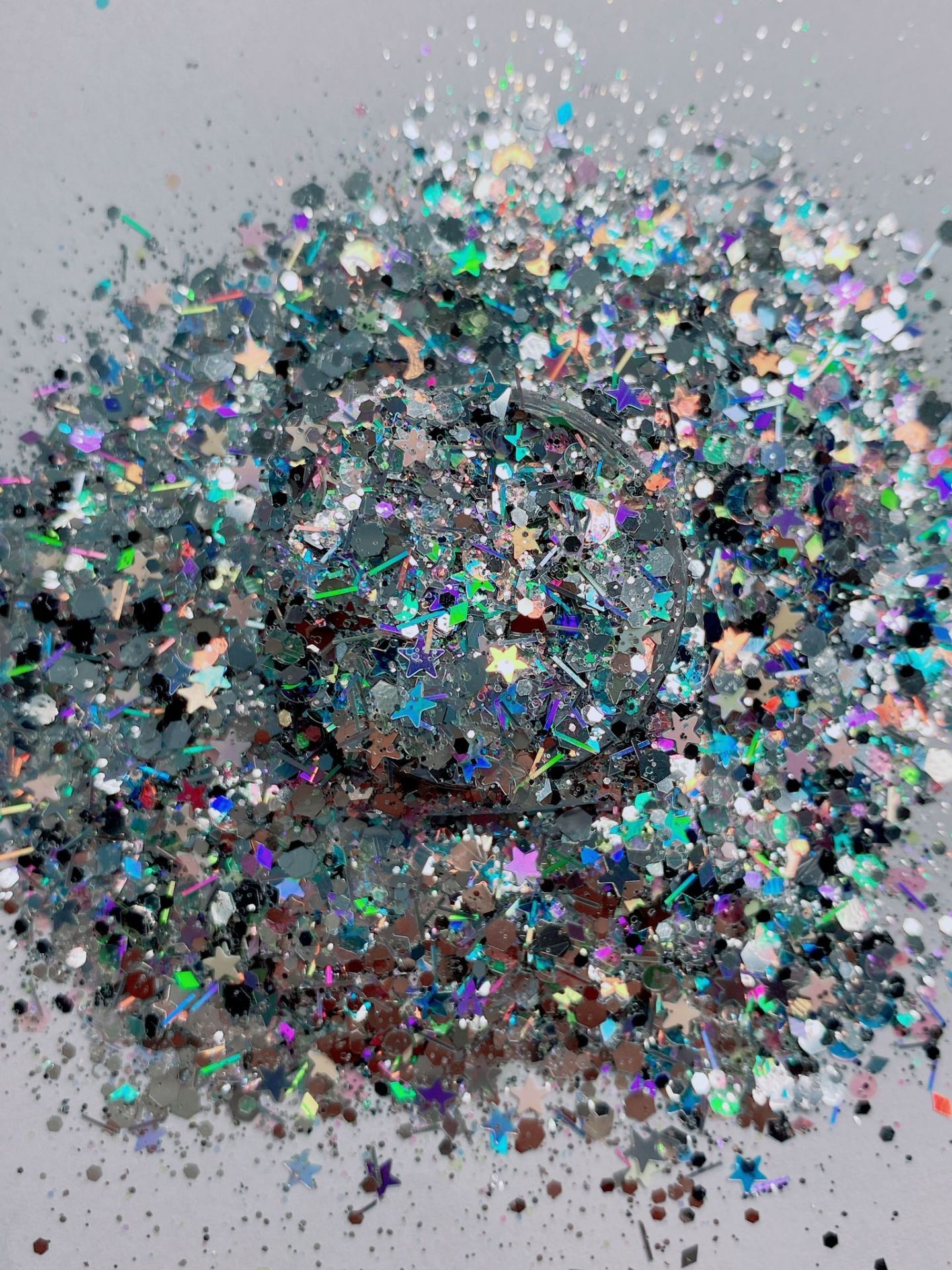 Chunky Glitters Diamante Silver 4 gr