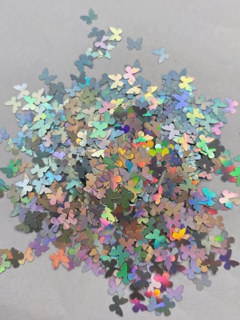 Holographic Butterfly Silver (Kelebek) 2gr