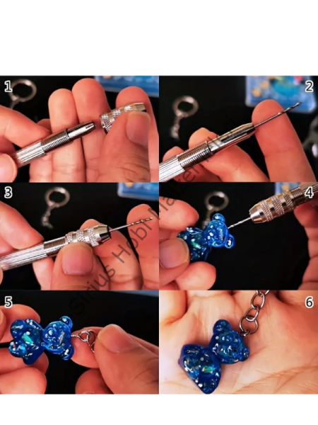 Epoksi Reçine Manuel El matkabı Seti 6 Parça