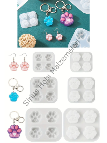 Epoksi Reçine Pati Silikon Kalıpları