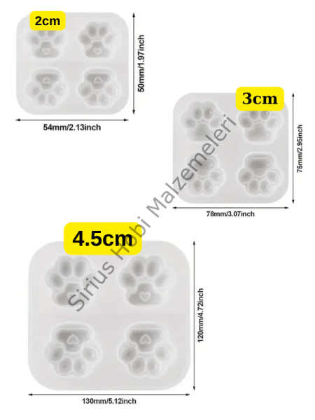 Epoksi Reçine Pati Silikon Kalıpları